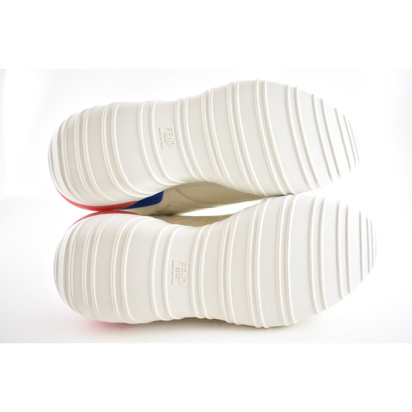 Fendi Mens Chunky Mania Logo White Platform Flat Trainer Sneaker UK 10.5 US 11.5 - Picture 12 of 12